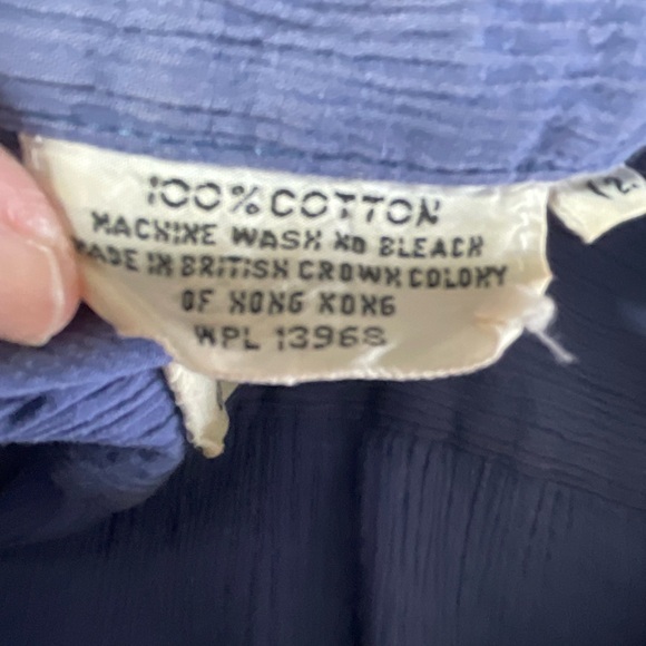 Christian Dior Vintage 70's Saks Fifth Avenue Shirt Blouse Sz 12 (Q1) - Picture 7 of 10